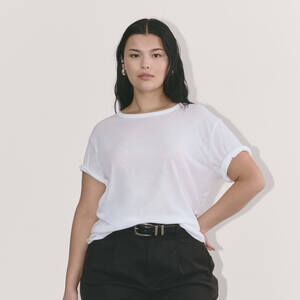 Everlane Women's Air T-Shirt in White, Size Large